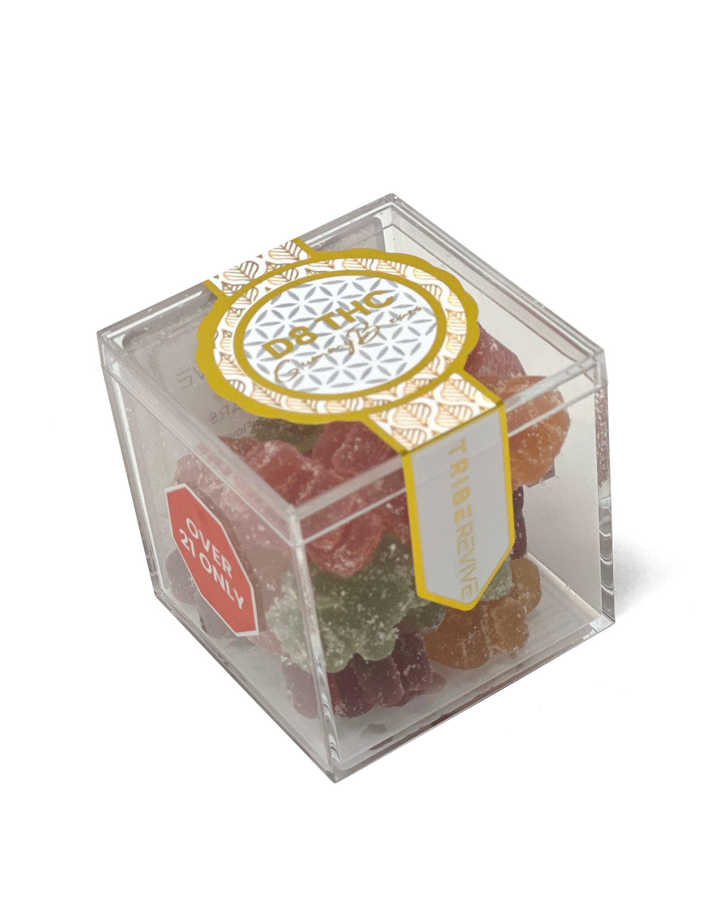 CBD Tribe Tokes Gummies D8 boosted Strawberry