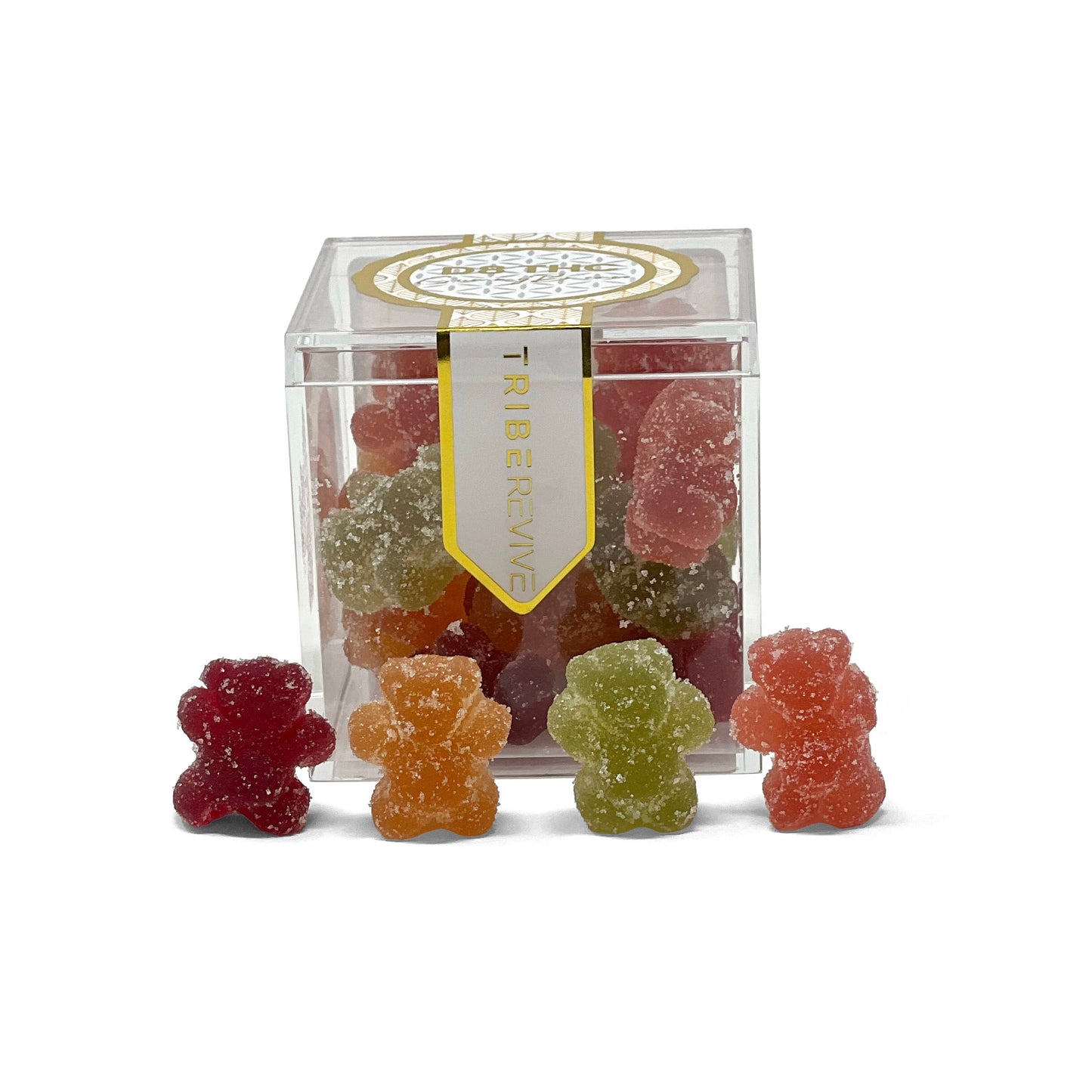 CBD Tribe Tokes Gummies D8 boosted Strawberry