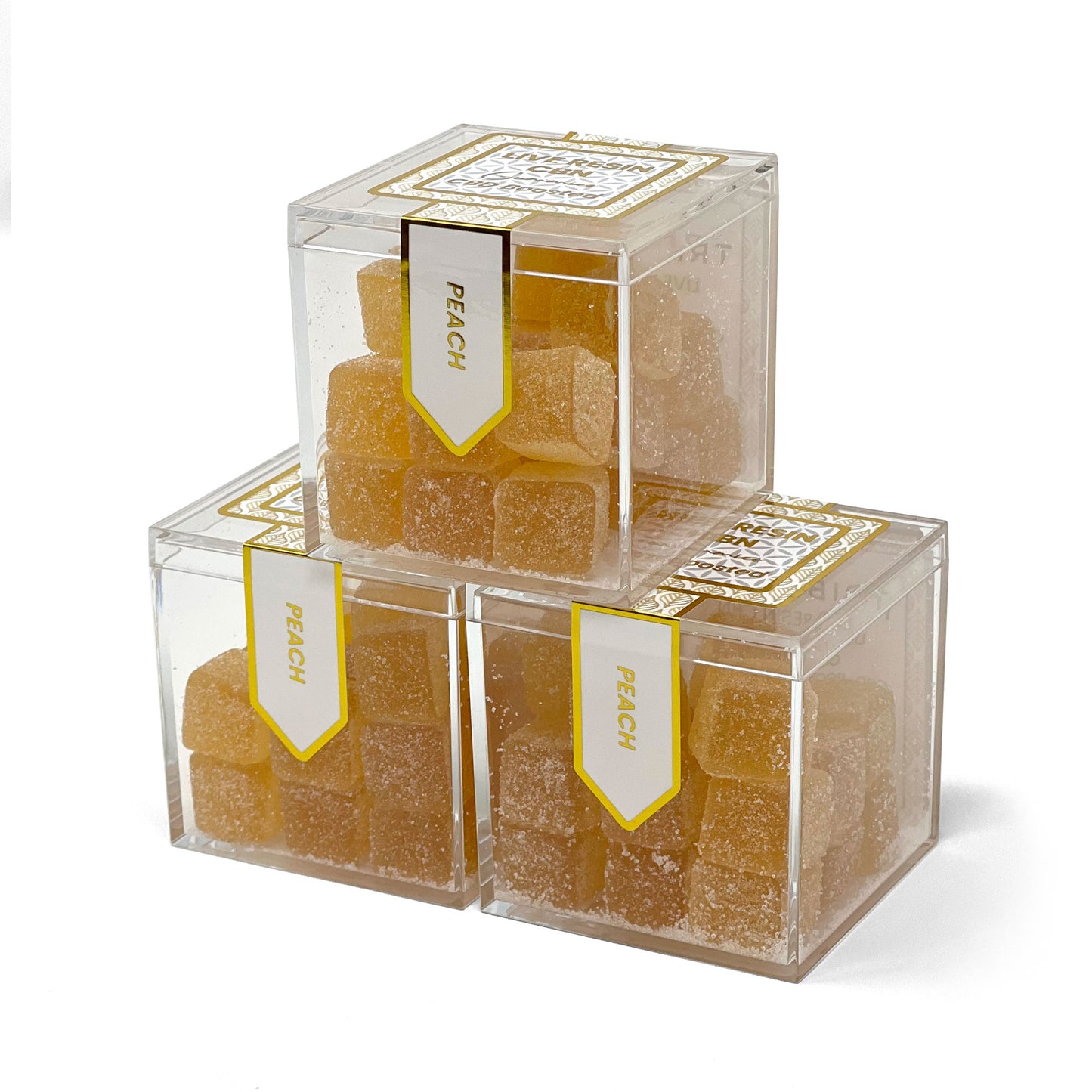 CBD Tribe Tokes Gummies CBN boosted Peach