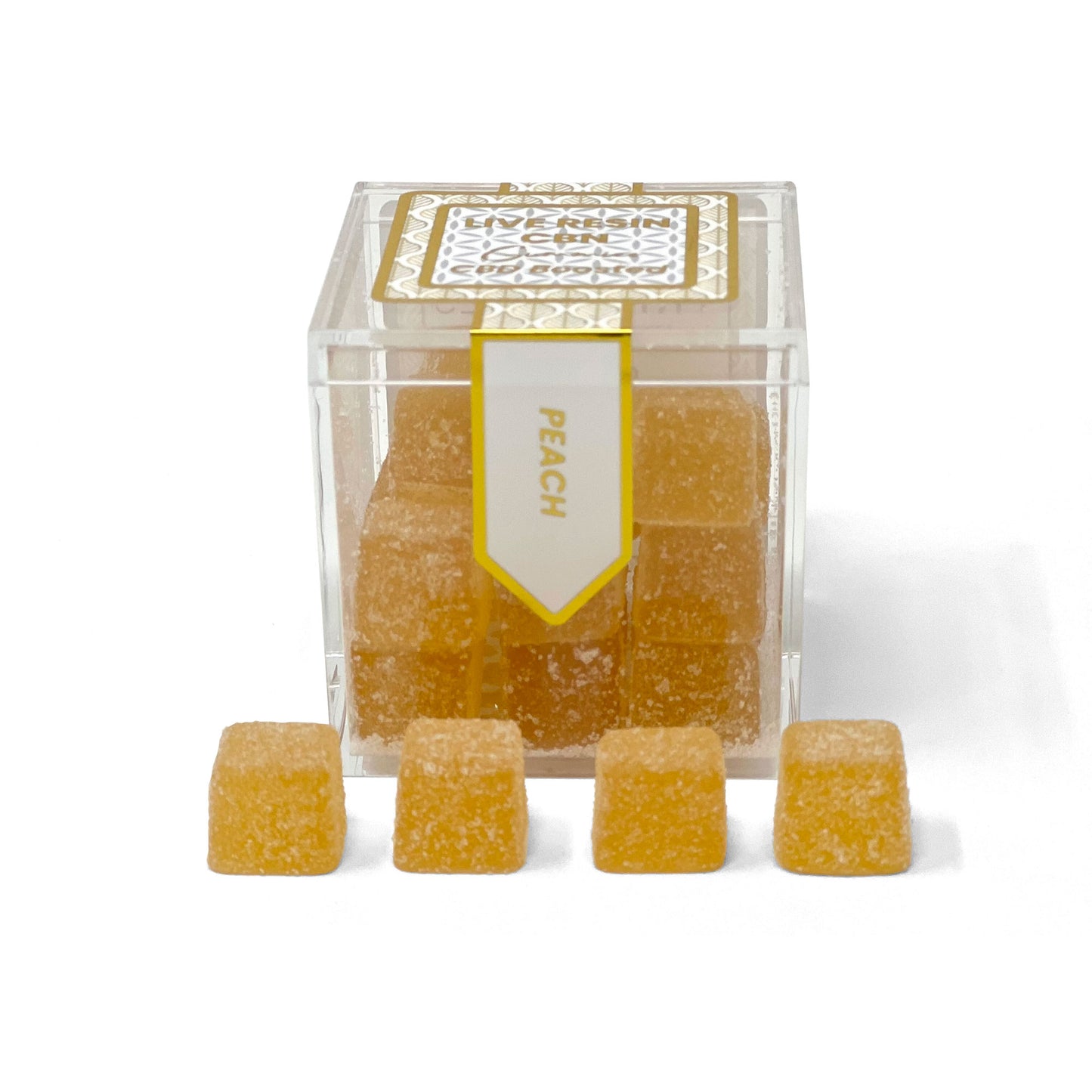 CBD Tribe Tokes Gummies CBN boosted Peach