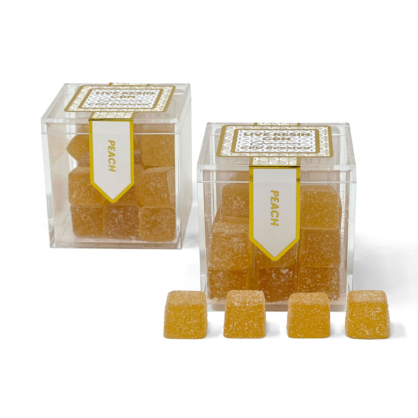 CBD Tribe Tokes Gummies CBN boosted Peach