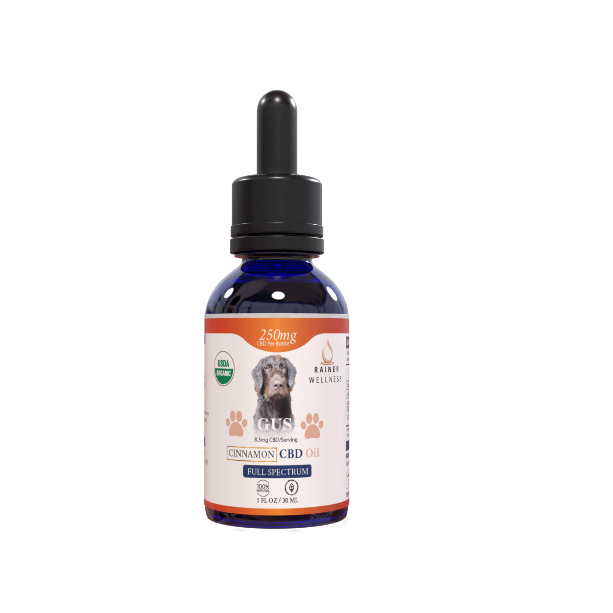 USDA Organic Full Spectrum CBD Pet Tincture - 250 mg