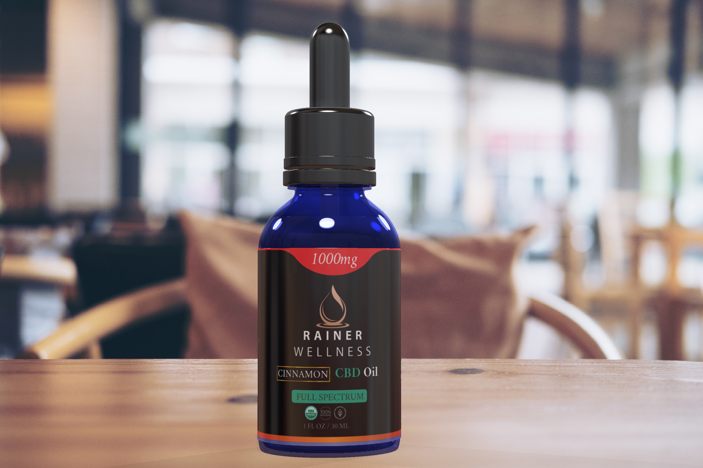 USDA Organic Full Spectrum CBD Tincture - 1000 mg