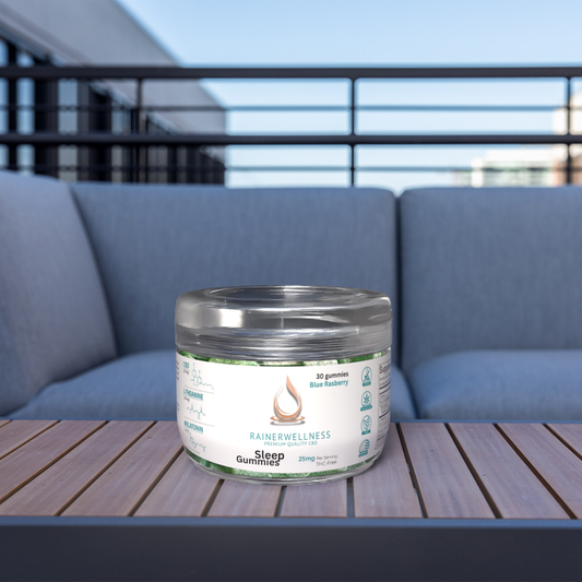 CBD Sleep Gummies - Vegan CBD Gummies for Better Sleep, Relaxation & Stress Relief