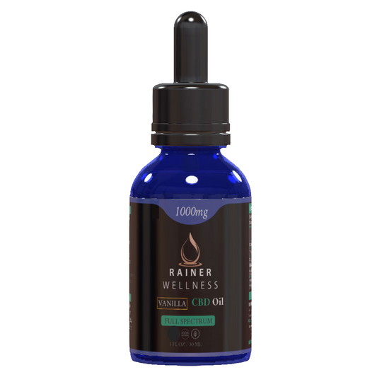 Full Spectrum CBD Oil Tincture 1000mg - Premium Hemp Extract for Pain Relief, Stress & Sleep Support